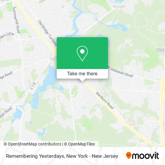 Remembering Yesterdays map