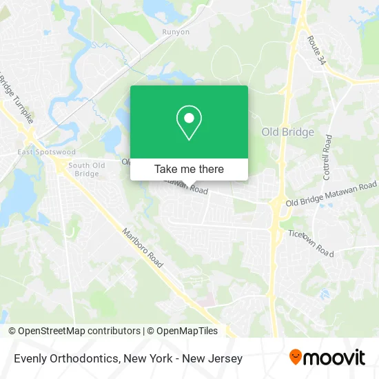 Evenly Orthodontics map