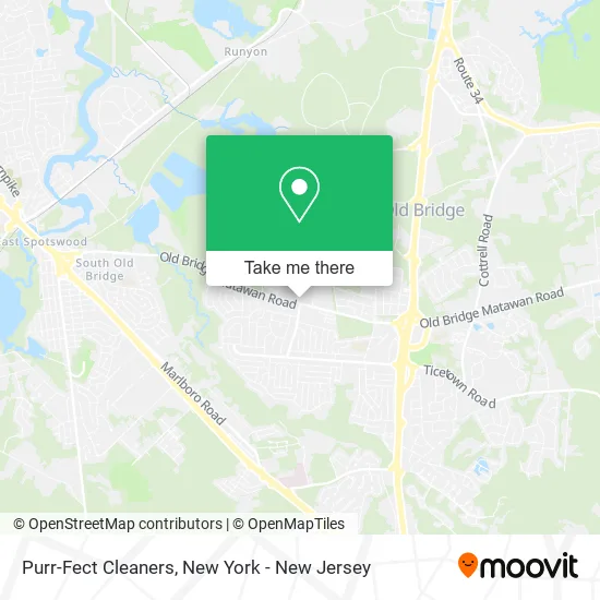 Purr-Fect Cleaners map