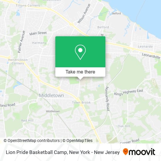 Mapa de Lion Pride Basketball Camp