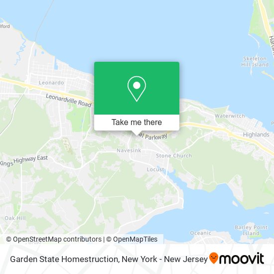 Garden State Homestruction map