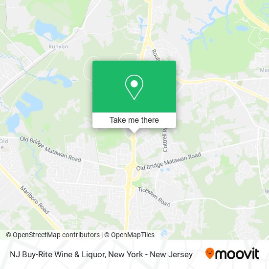 Mapa de NJ Buy-Rite Wine & Liquor