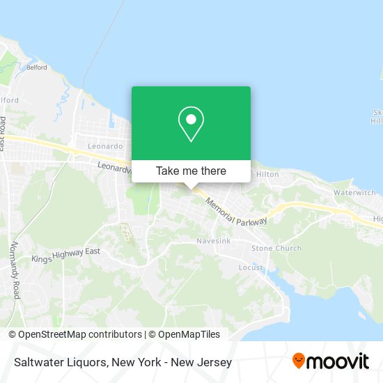 Mapa de Saltwater Liquors