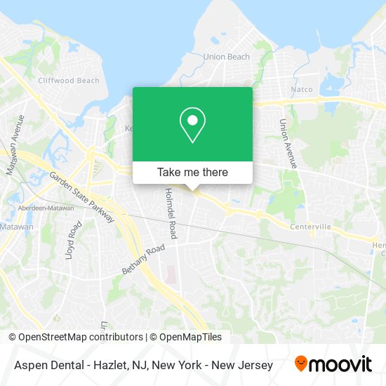 Aspen Dental - Hazlet, NJ map