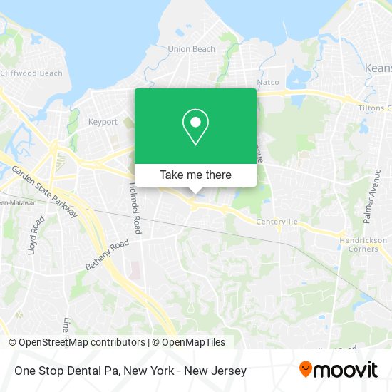 One Stop Dental Pa map