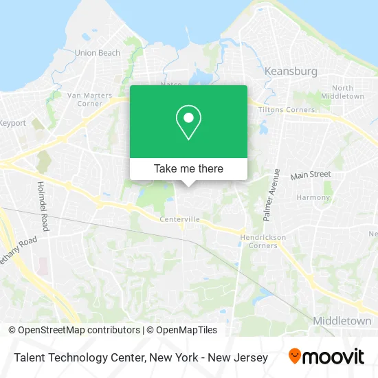Talent Technology Center map
