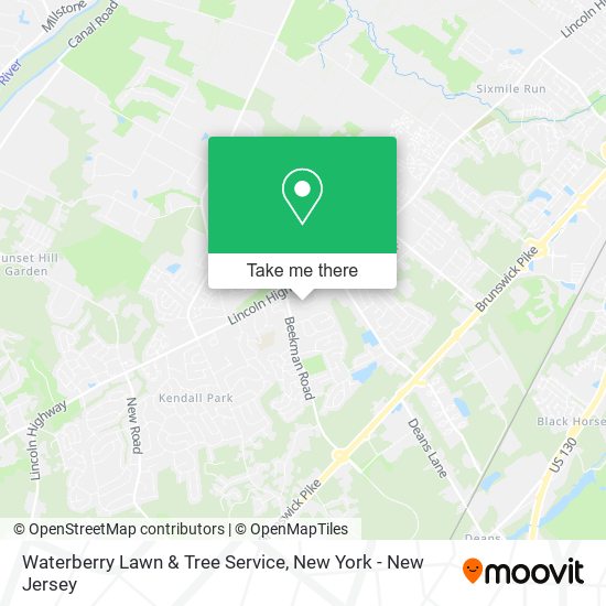 Mapa de Waterberry Lawn & Tree Service