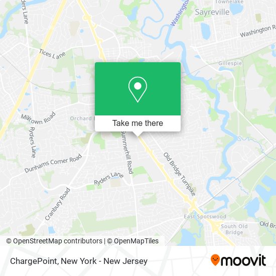 ChargePoint map