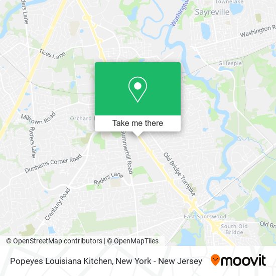 Mapa de Popeyes Louisiana Kitchen
