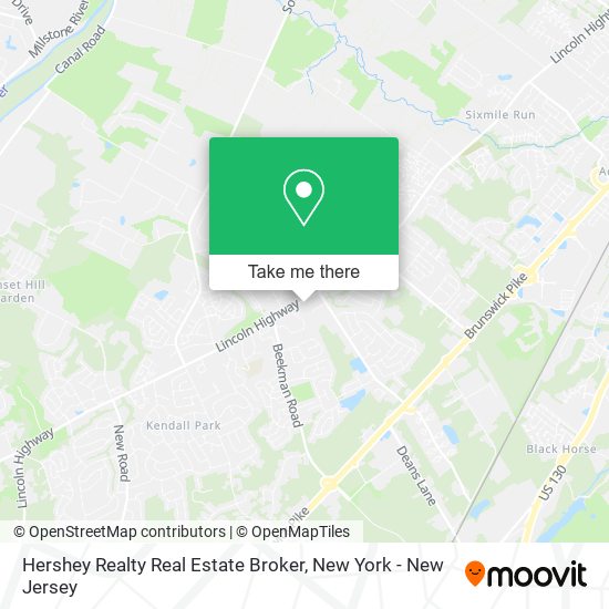 Mapa de Hershey Realty Real Estate Broker