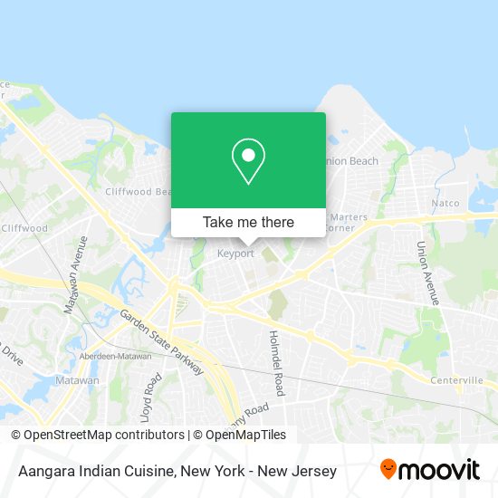 Mapa de Aangara Indian Cuisine