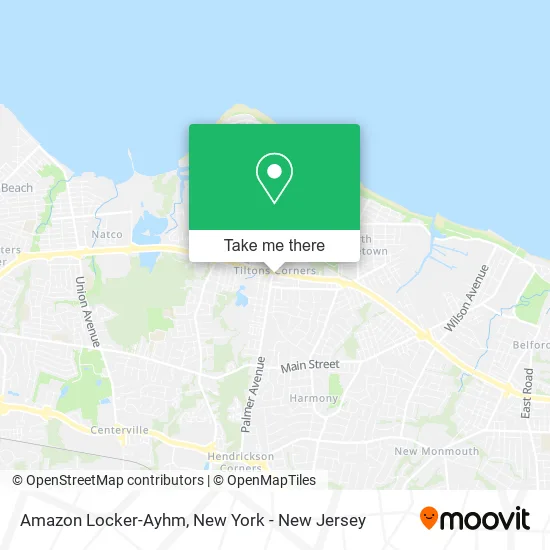 Amazon Locker-Ayhm map