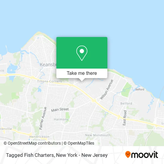 Tagged Fish Charters map