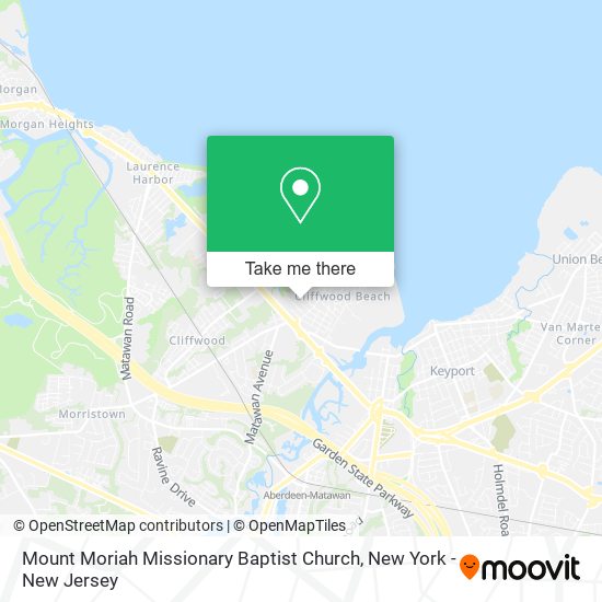 Mapa de Mount Moriah Missionary Baptist Church