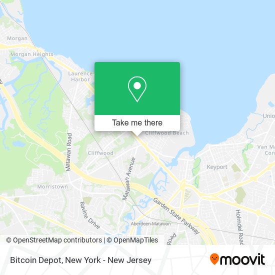 Mapa de Bitcoin Depot