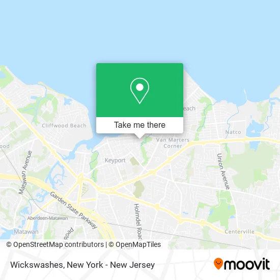 Wickswashes map