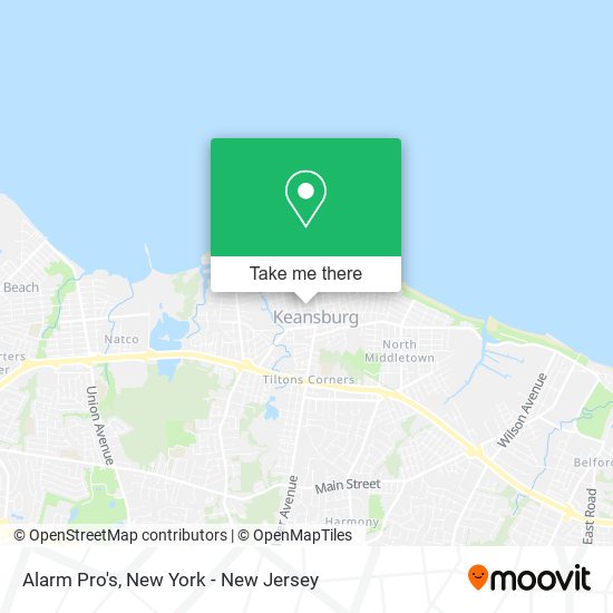 Alarm Pro's map