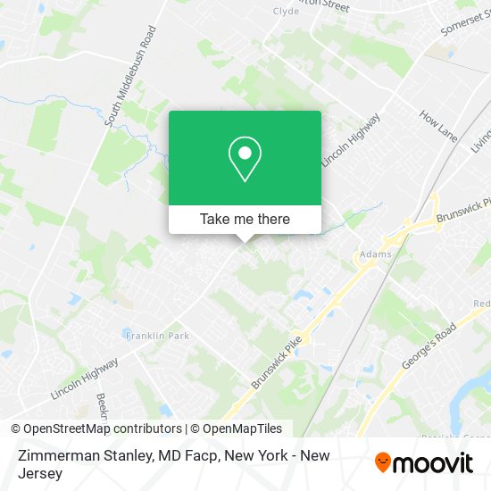 Zimmerman Stanley, MD Facp map