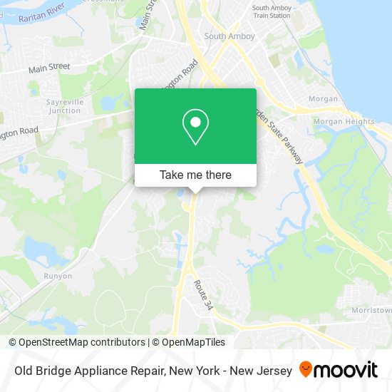 Old Bridge Appliance Repair map