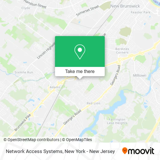 Network Access Systems map