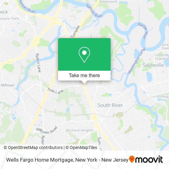 Mapa de Wells Fargo Home Mortgage