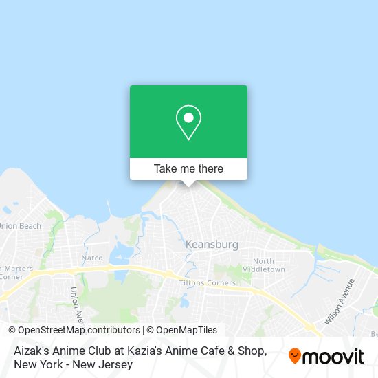 Aizak's Anime Club at Kazia's Anime Cafe & Shop map