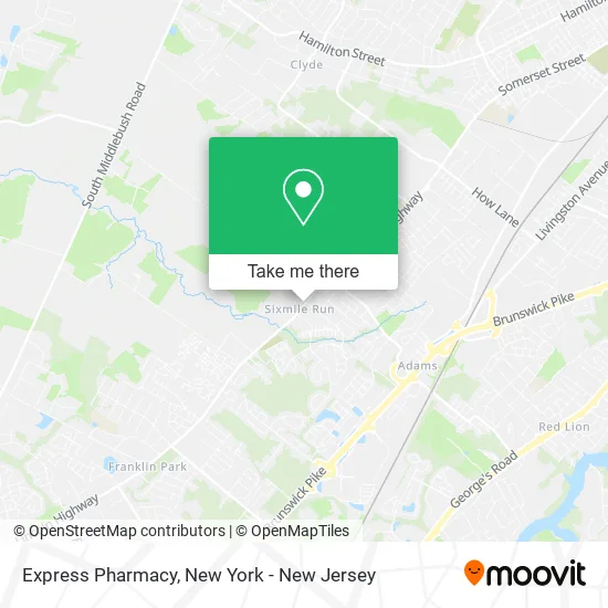 Express Pharmacy map