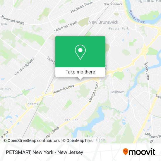 PETSMART map