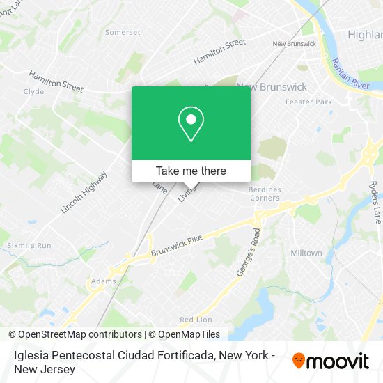 Iglesia Pentecostal Ciudad Fortificada map
