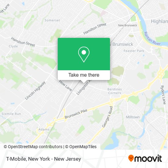 T-Mobile map