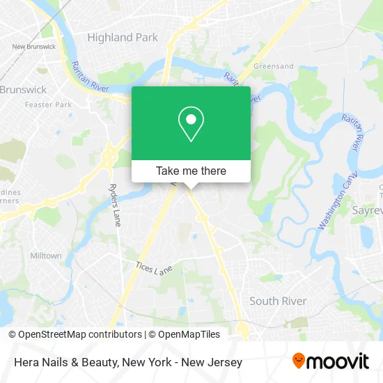 Hera Nails & Beauty map