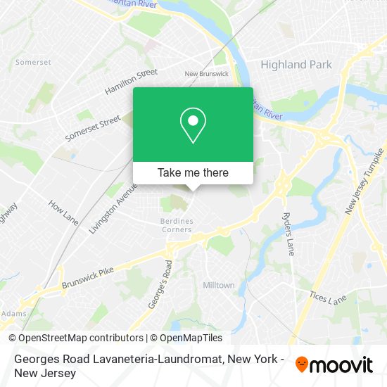 Mapa de Georges Road Lavaneteria-Laundromat