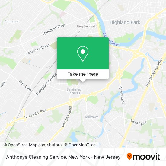 Mapa de Anthonys Cleaning Service