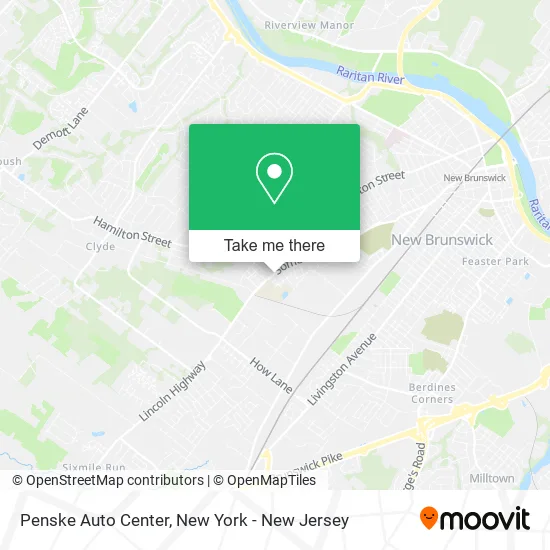 Penske Auto Center map