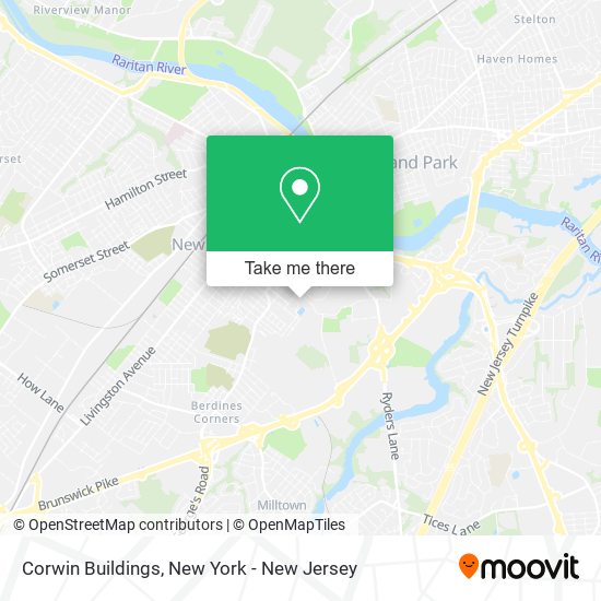 Mapa de Corwin Buildings
