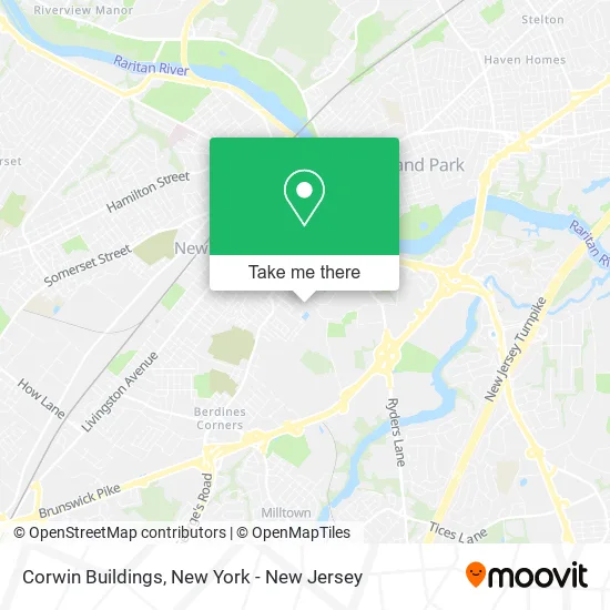 Corwin Buildings map