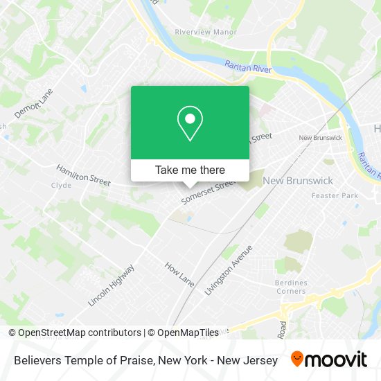 Mapa de Believers Temple of Praise