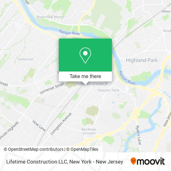 Mapa de Lifetime Construction LLC