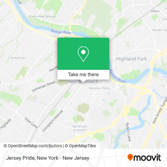 Mapa de Jersey Pride