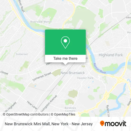 New Brunswick Mini Mall map