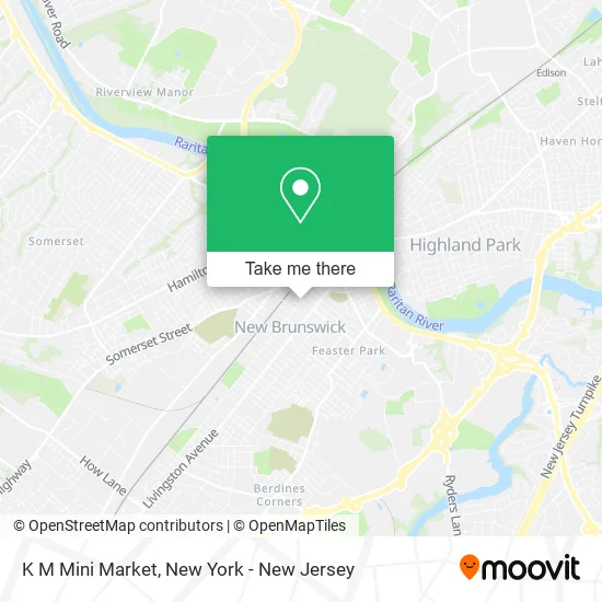 K M Mini Market map