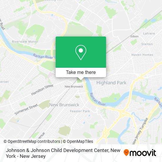 Johnson & Johnson Child Development Center map