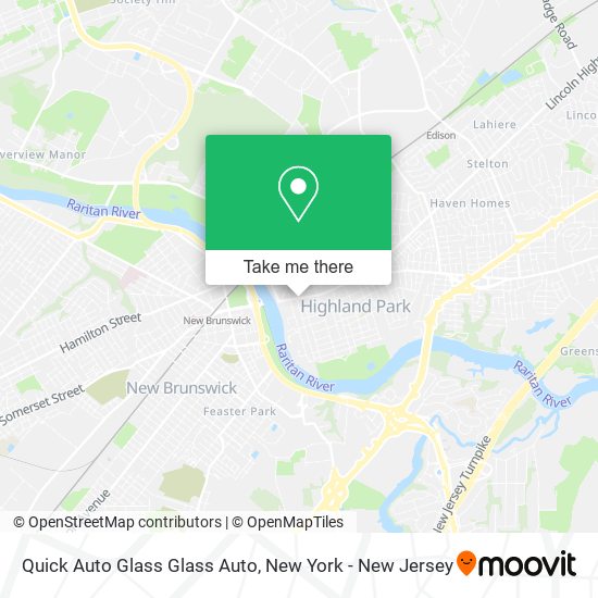 Mapa de Quick Auto Glass Glass Auto