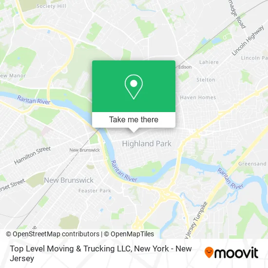 Mapa de Top Level Moving & Trucking LLC