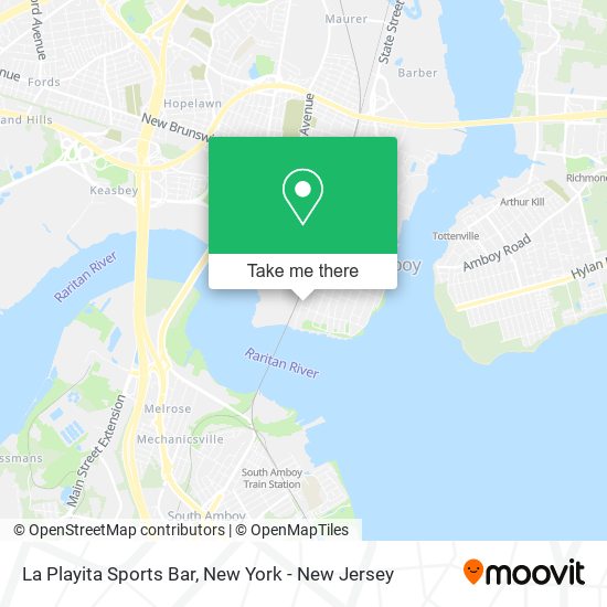 La Playita Sports Bar map