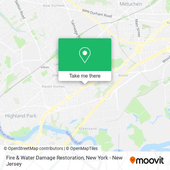 Fire & Water Damage Restoration map