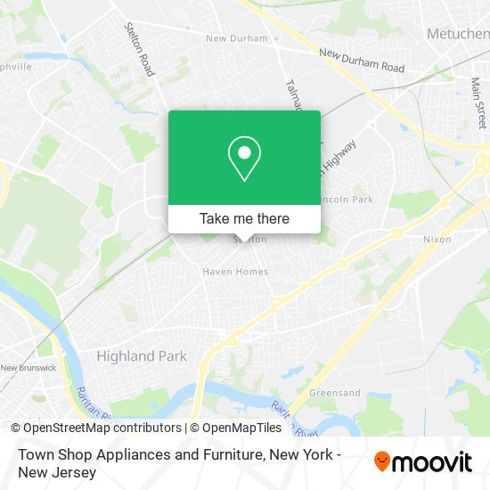 Mapa de Town Shop Appliances and Furniture