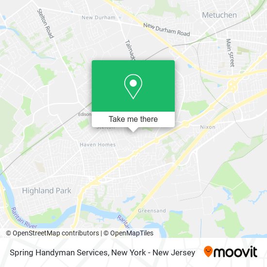 Spring Handyman Services map