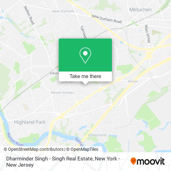 Dharminder Singh - Singh Real Estate map