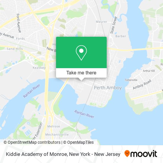 Kiddie Academy of Monroe map